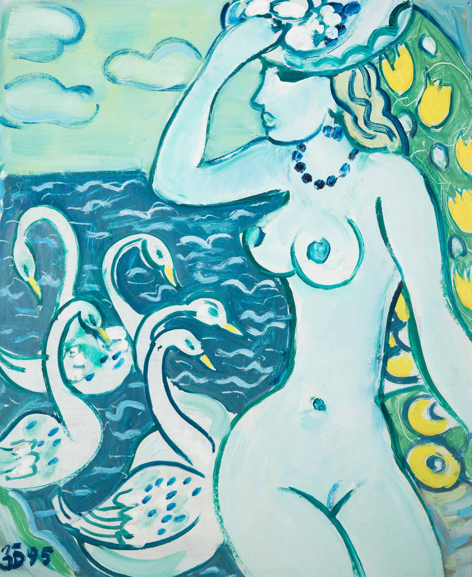 Девойка с лебеди, Здравко Батембергски