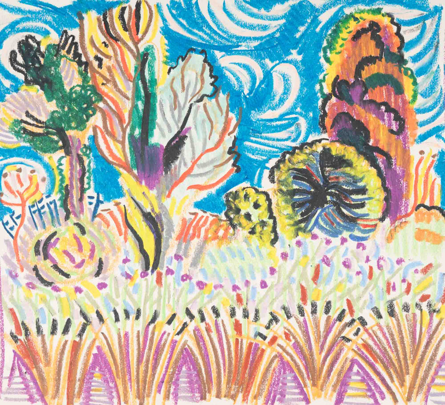 Пейзаж с дървета, Драган Немцов