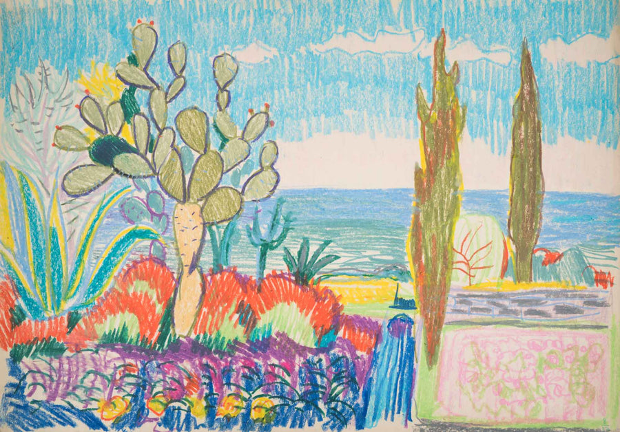 Кактус в двореца в Балчик, Драган Немцов