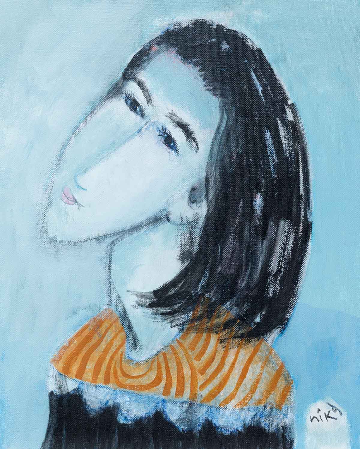 Момиче с черна коса, Николай Димчевски