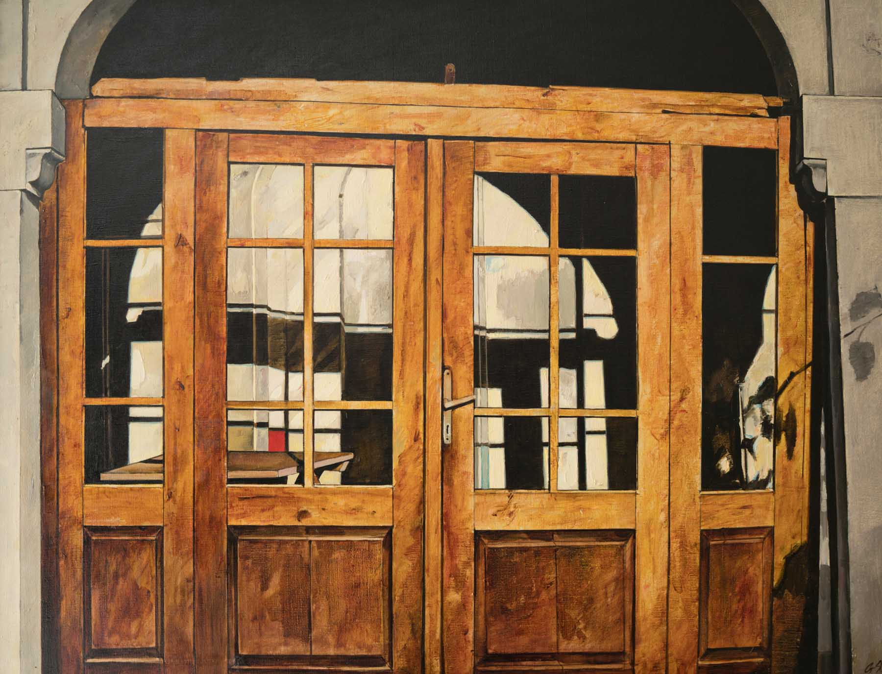 Интериор от една изоставена черква, Стефан Янев