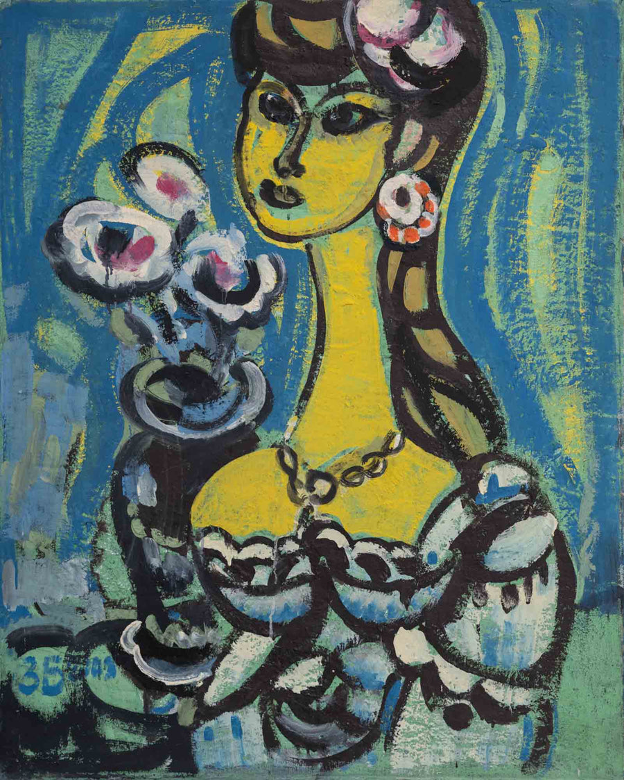 Момиче с котка, Здравко Батембергски