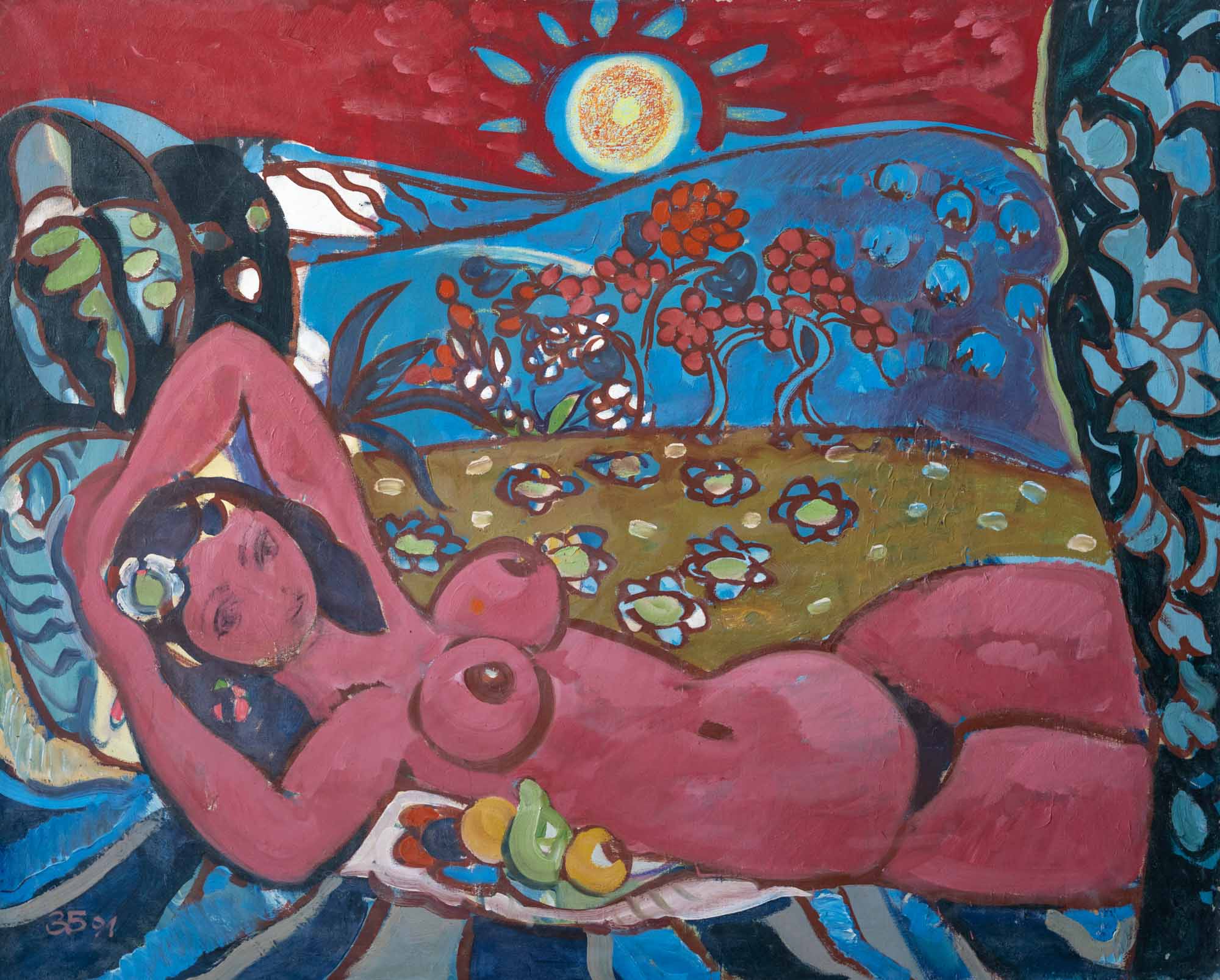 Почиваща жена, Здравко Батембергски