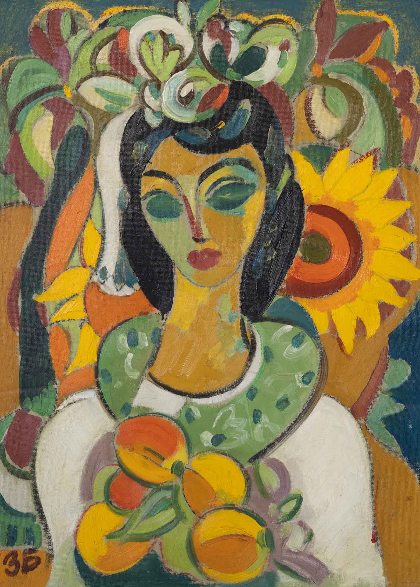 Момиче с плодове, Здравко Батембергски