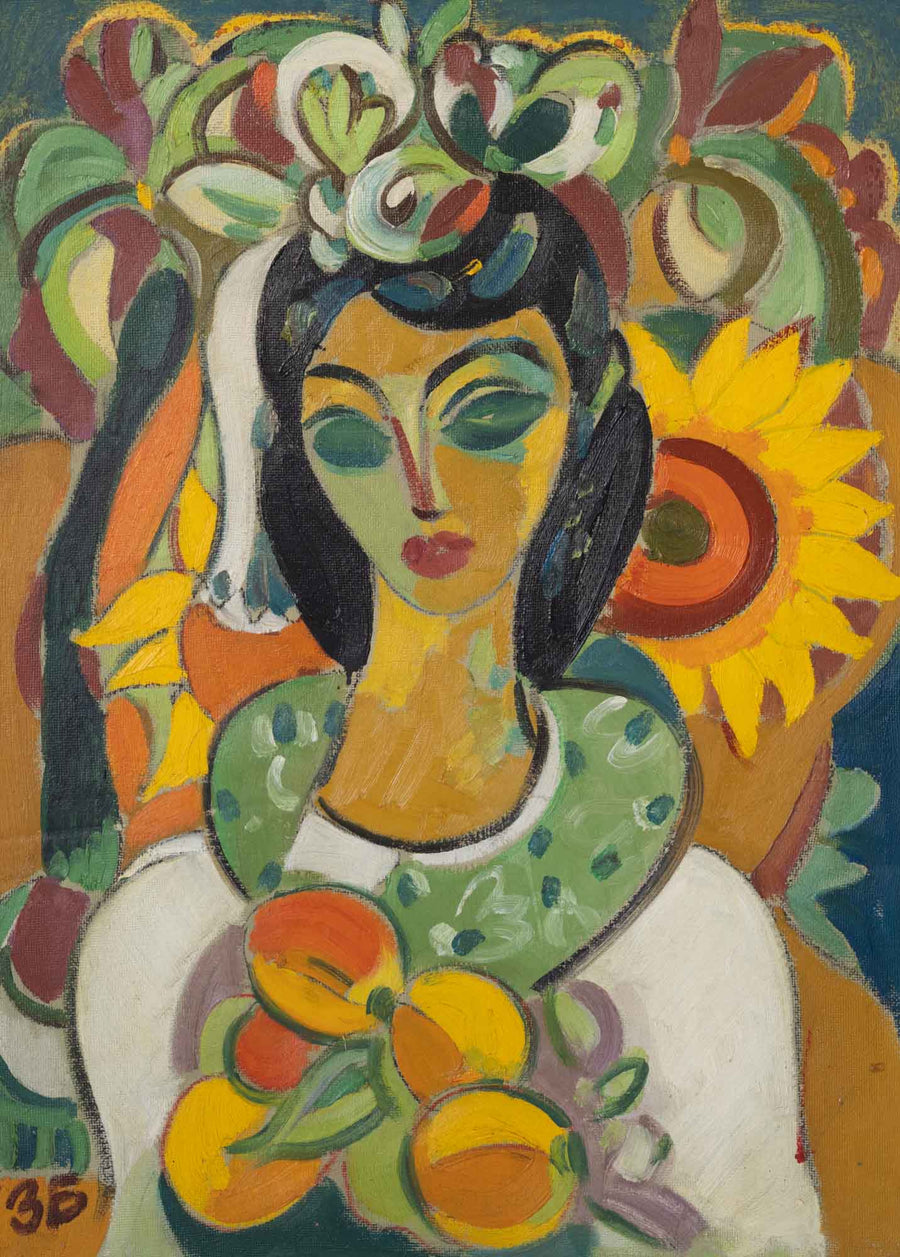 Момиче с плодове, Здравко Батембергски