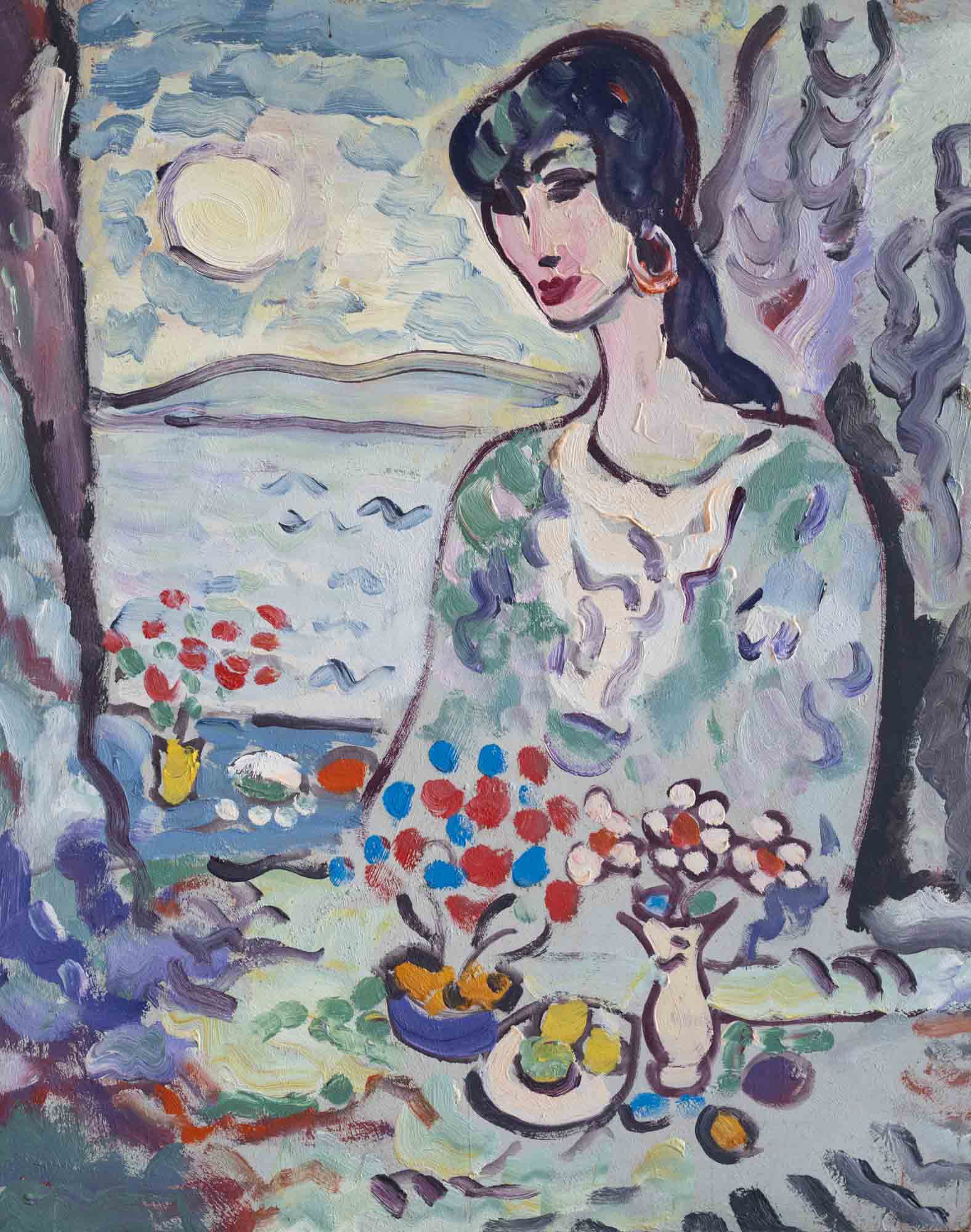 Девойка с цветя , Здравко Батембергски