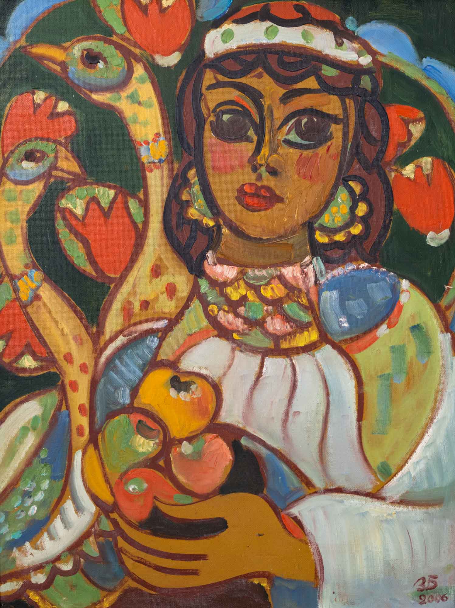 Момиче с плодове , Здравко Батембергски