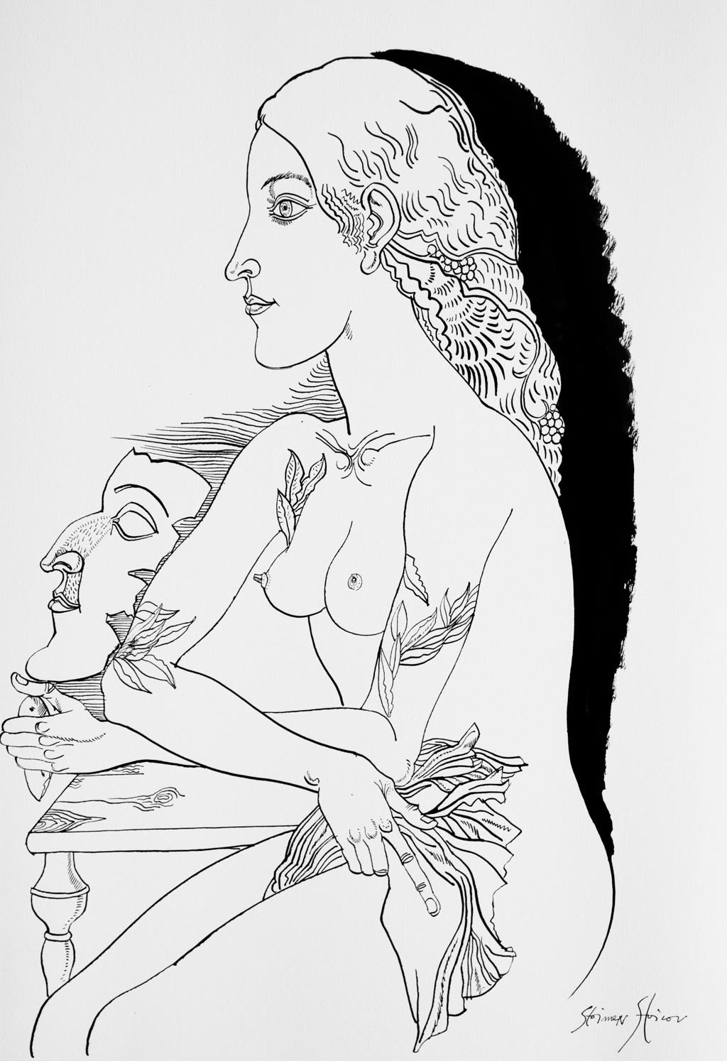 Рисунка от библиофилско издание, Стоимен Стоилов