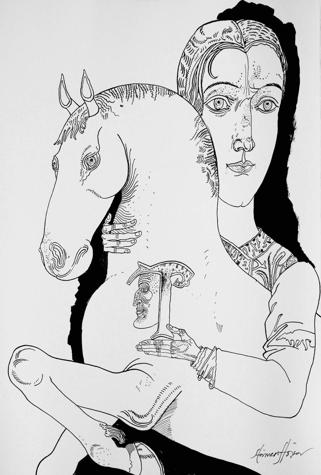 Рисунка от библиофилско издание, Стоимен Стоилов