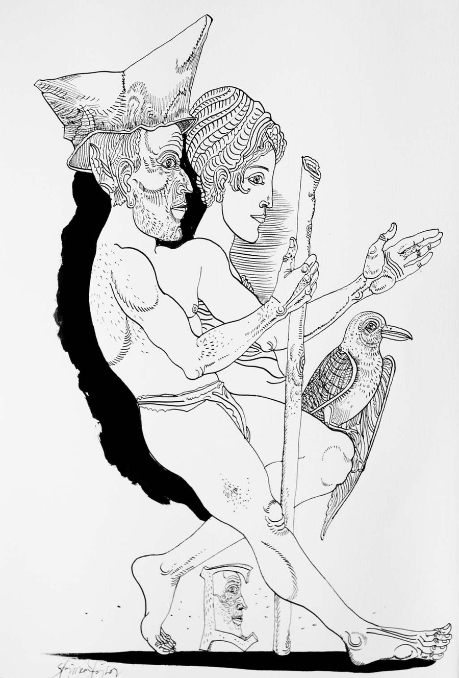 Рисунка от библиофилско издание, Стоимен Стоилов