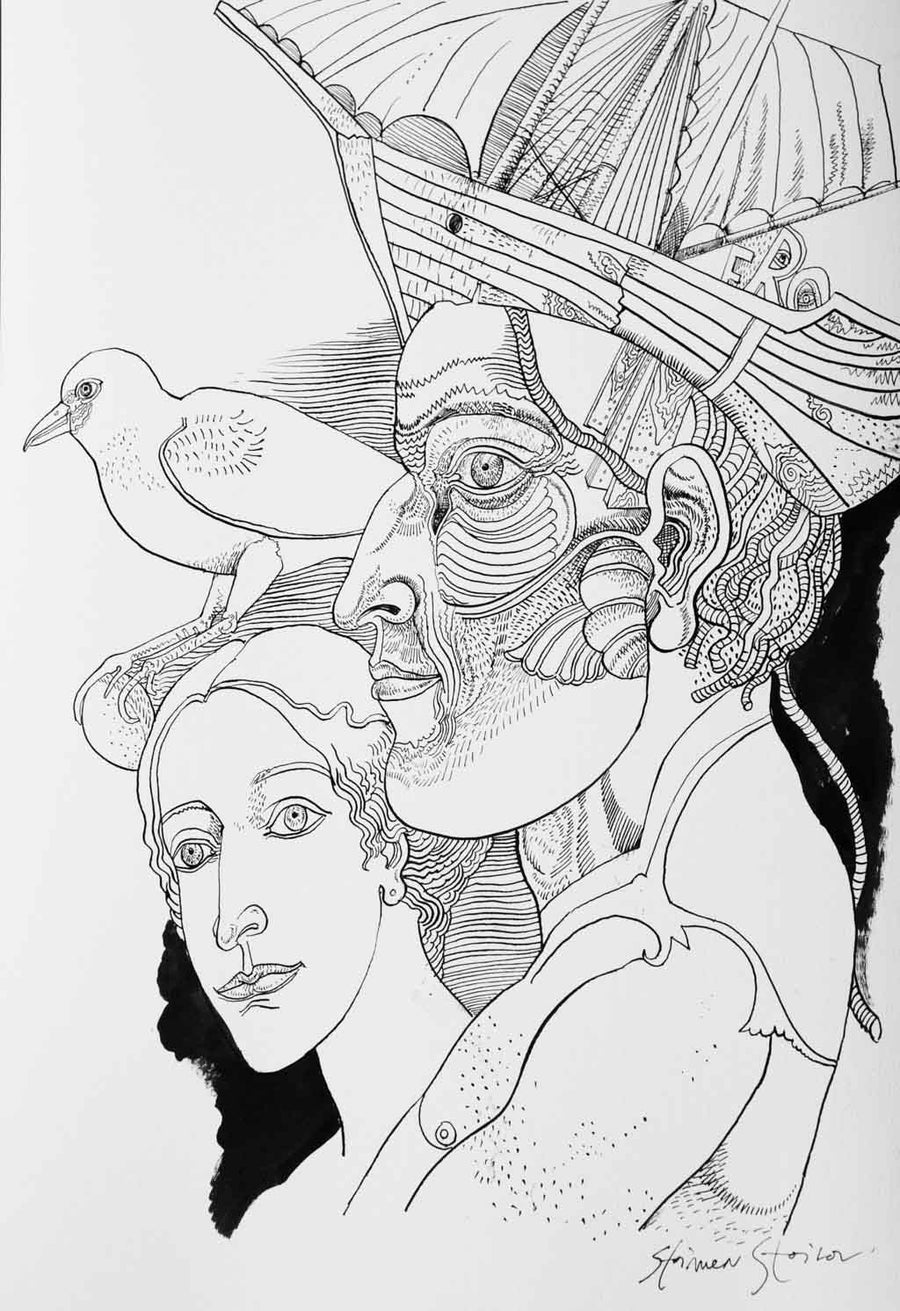 Рисунка от библиофилско издание, Стоимен Стоилов