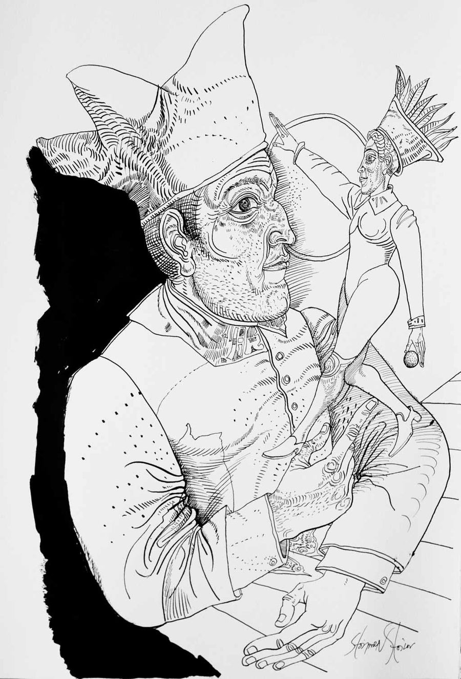 Рисунка от библиофилско издание, Стоимен Стоилов