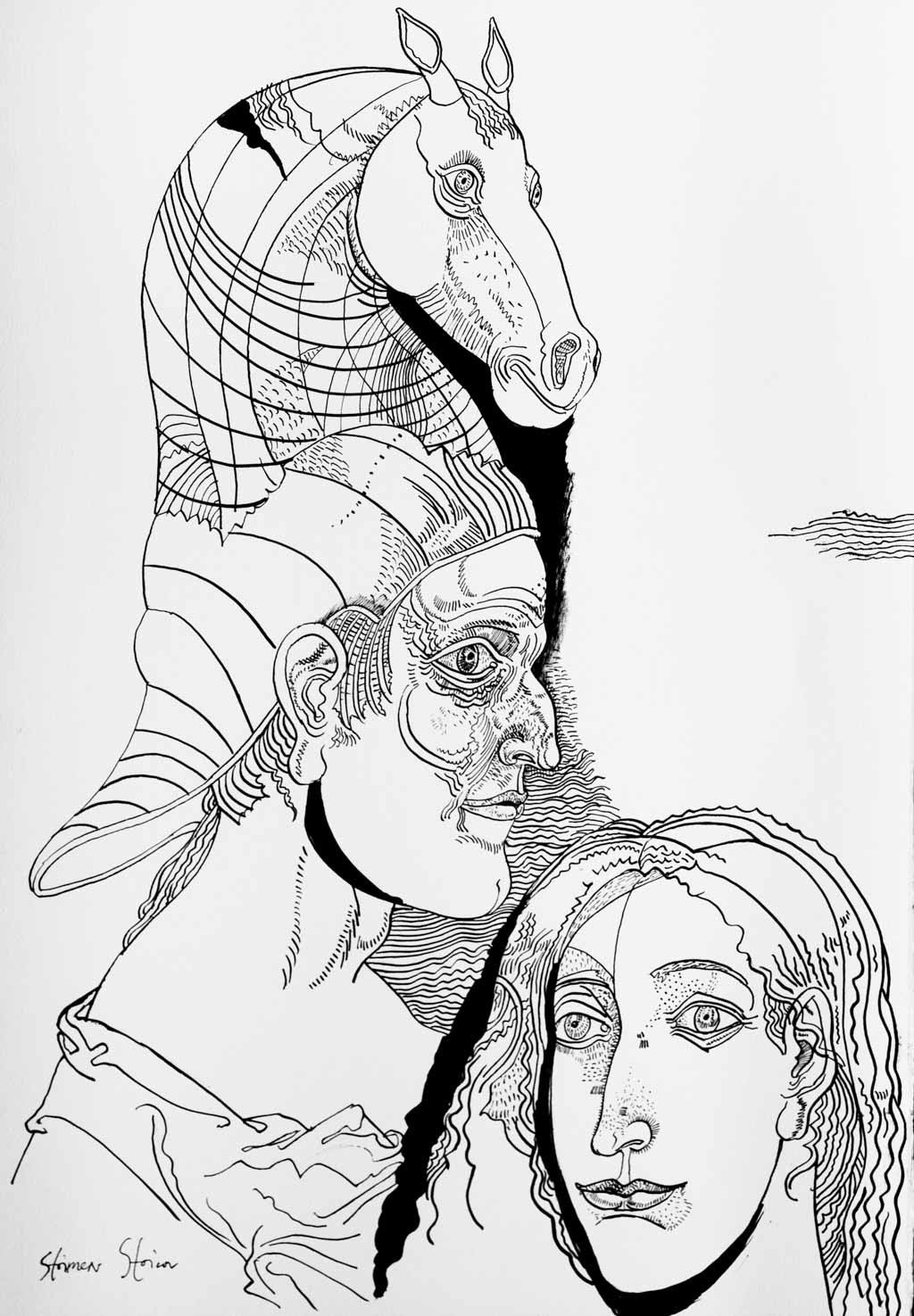 Рисунка от библиофилско издание, Стоимен Стоилов