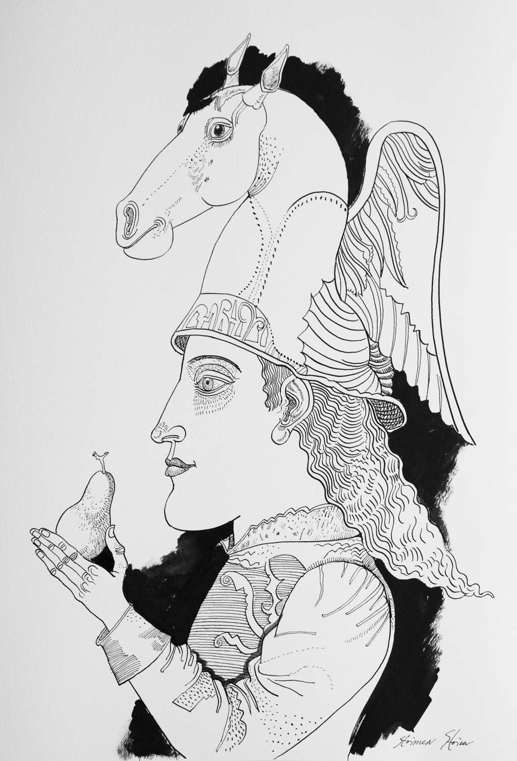 Рисунка от библиофилско издание, Стоимен Стоилов