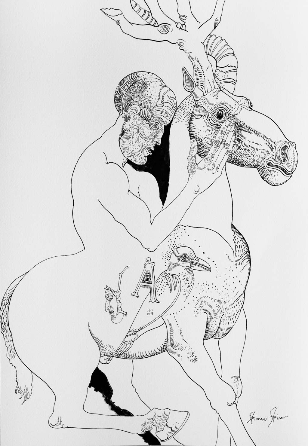 Рисунка от библиофилско издание, Стоимен Стоилов