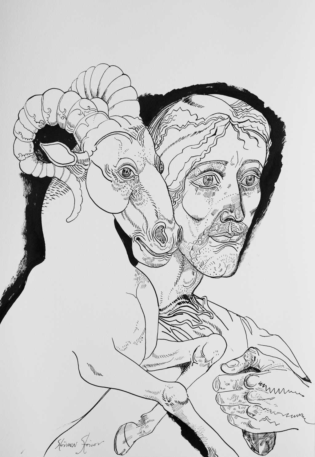 Рисунка от библиофилско издание, Стоимен Стоилов