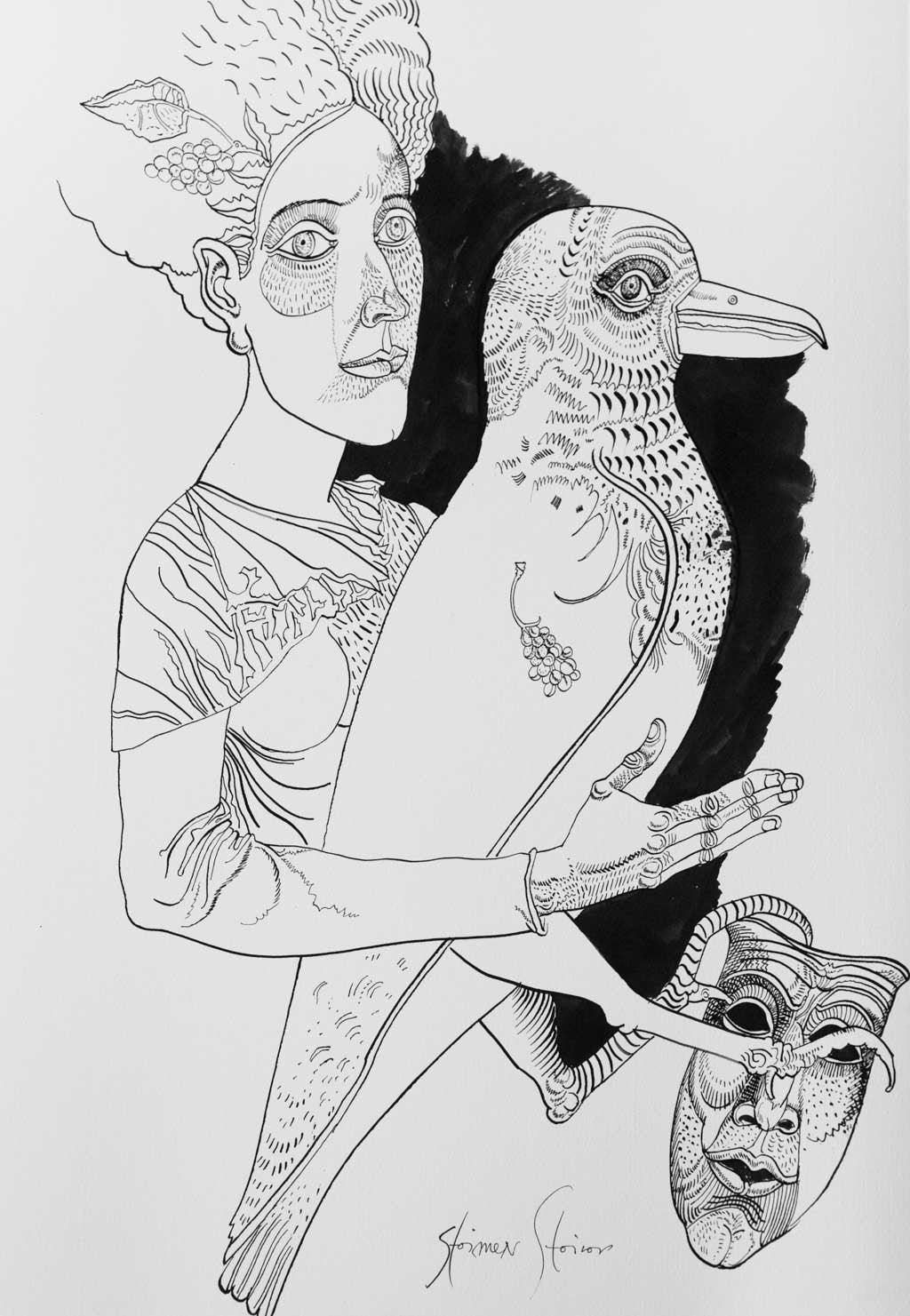 Рисунка от библиофилско издание, Стоимен Стоилов