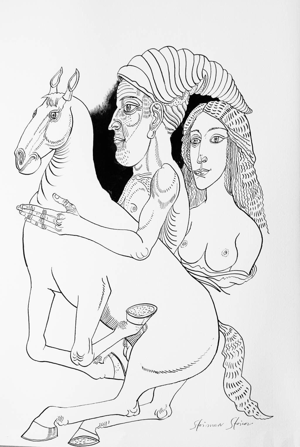 Рисунка от библиофилско издание, Стоимен Стоилов