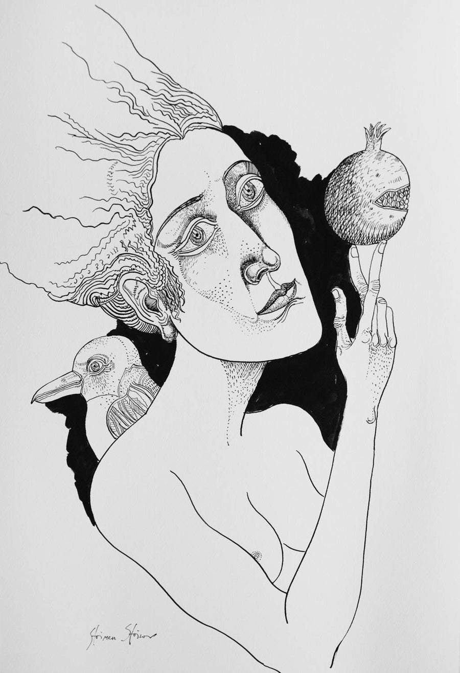 Рисунка от библиофилско издание, Стоимен Стоилов