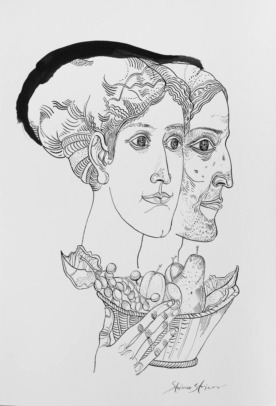 Рисунка от библиофилско издание, Стоимен Стоилов