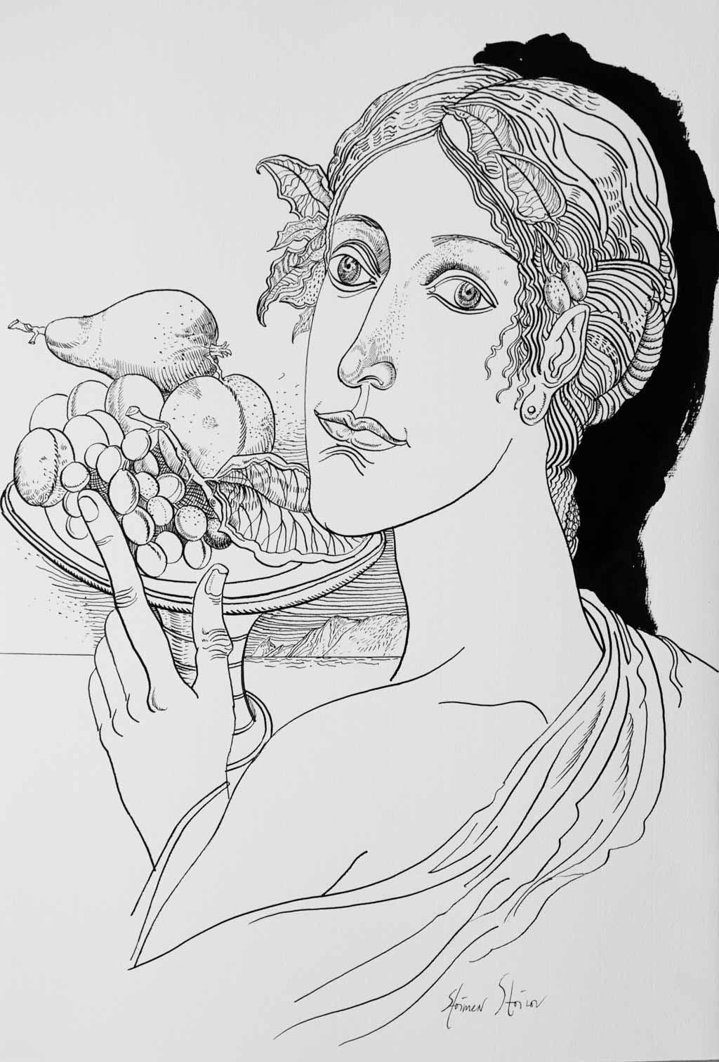 Рисунка от библиофилско издание, Стоимен Стоилов