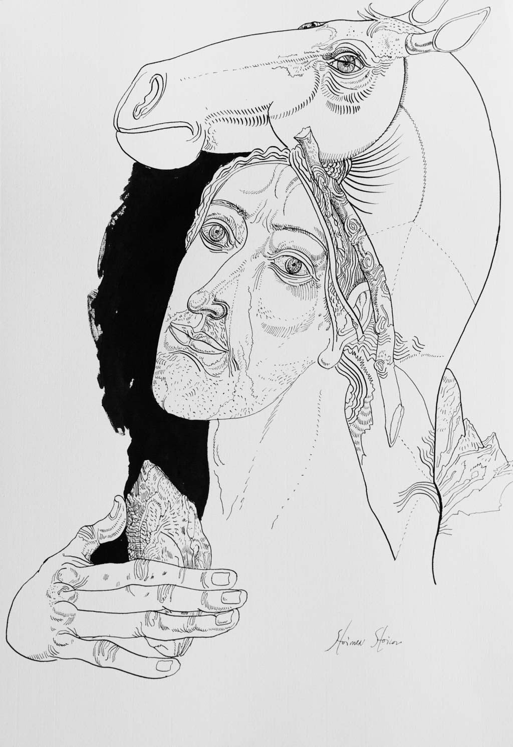 Рисунка от библиофилско издание, Стоимен Стоилов