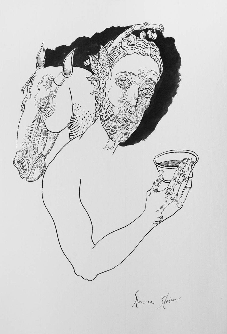 Рисунка от библиофилско издание, Стоимен Стоилов