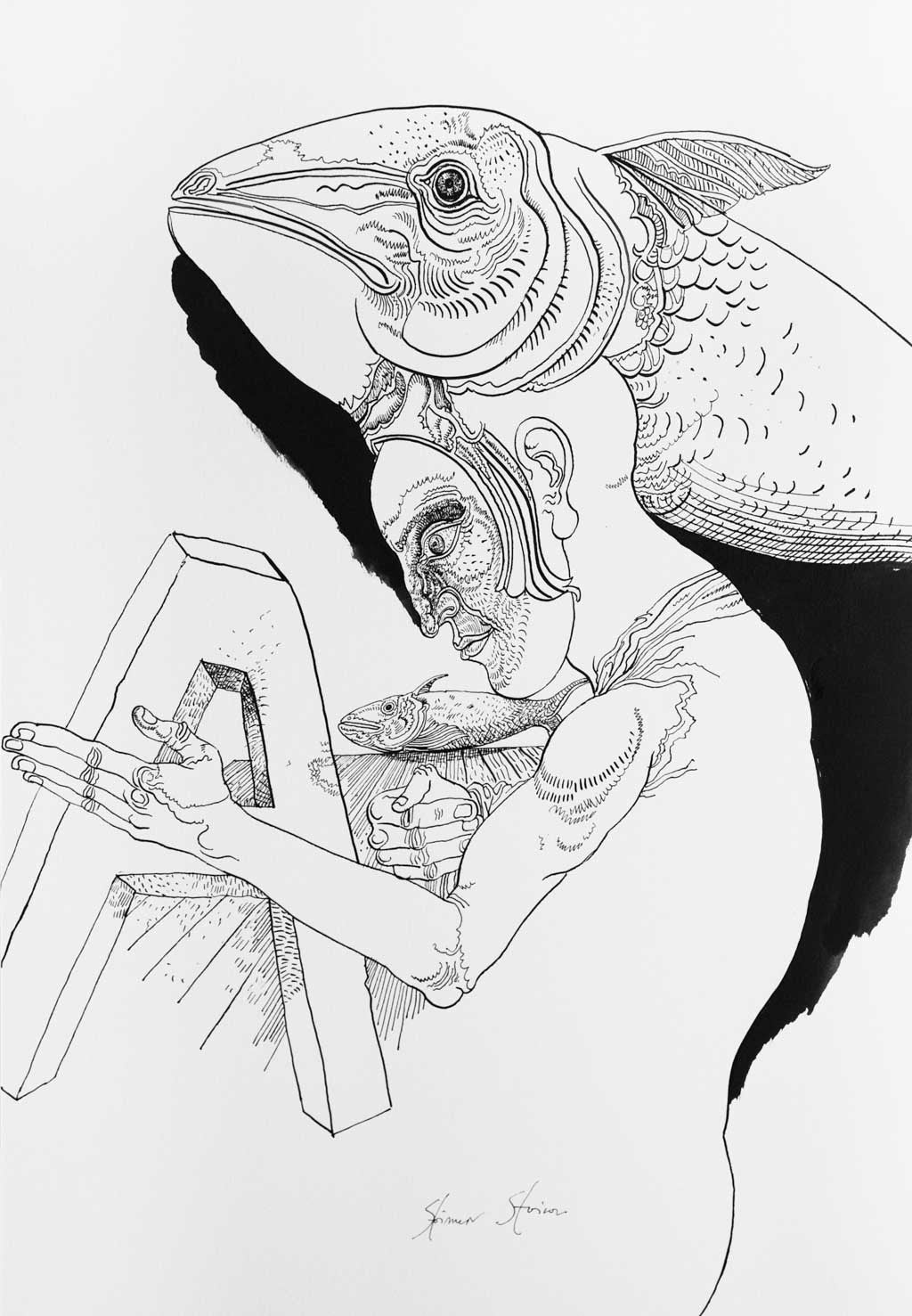 Рисунка от библиофилско издание, Стоимен Стоилов