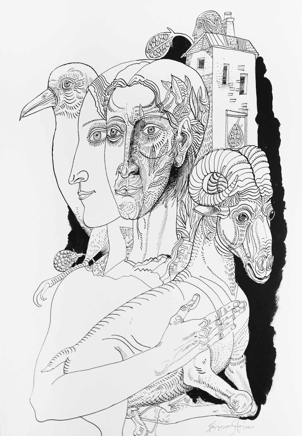 Рисунка от библиофилско издание, Стоимен Стоилов