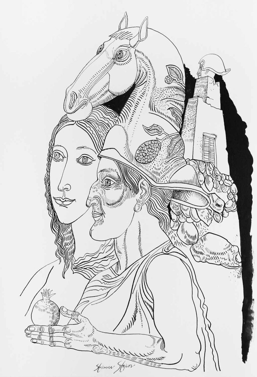 Рисунка от библиофилско издание, Стоимен Стоилов