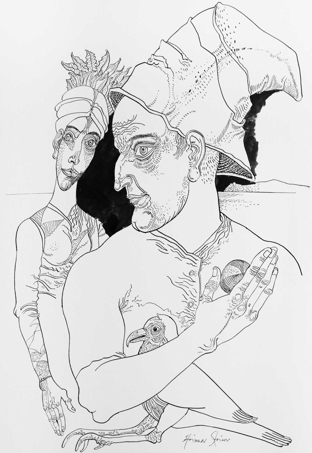 Рисунка от библиофилско издание, Стоимен Стоилов