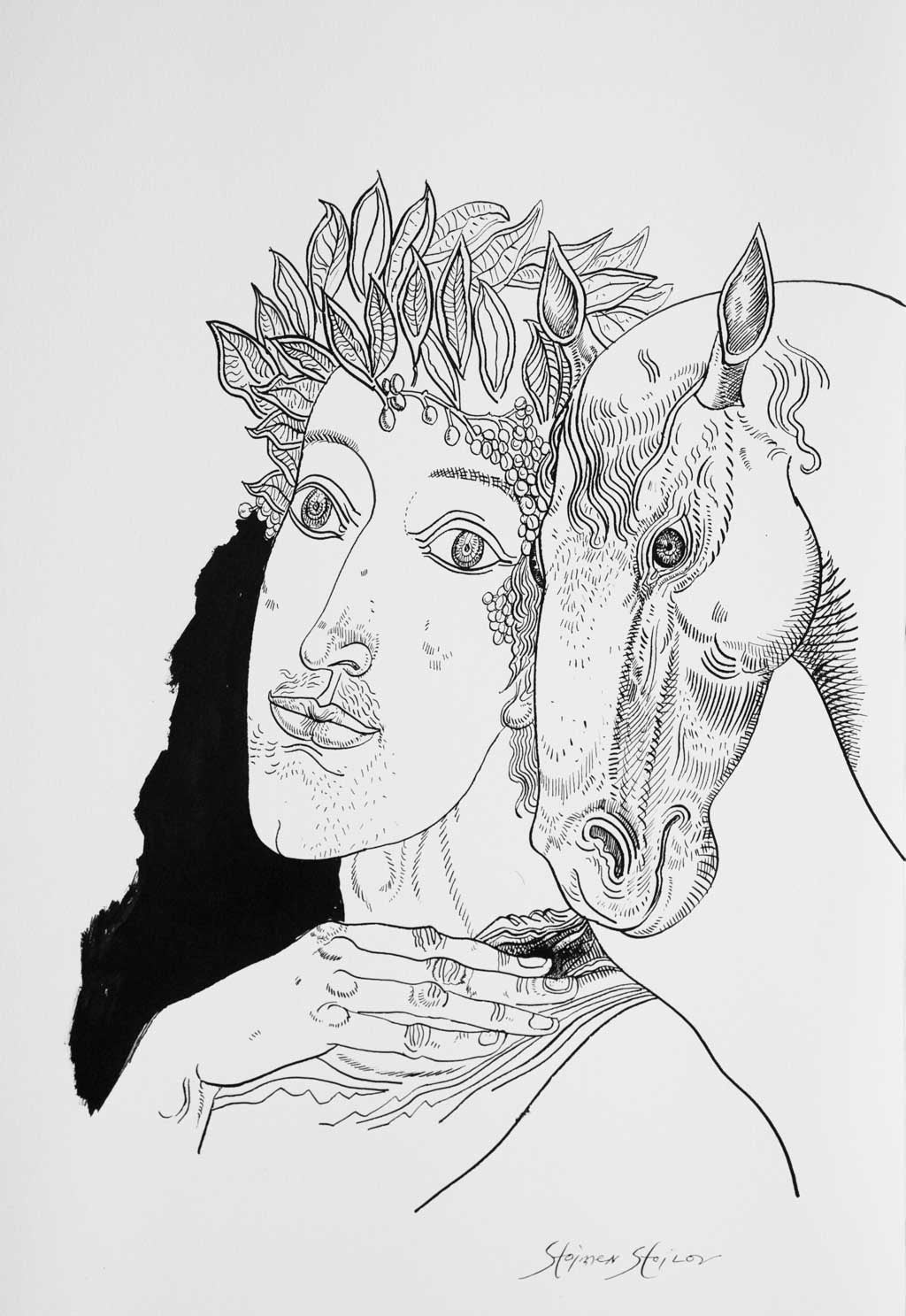 Рисунка от библиофилско издание, Стоимен Стоилов