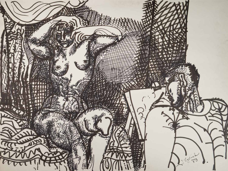 Художник и модел, Петър Чуклев